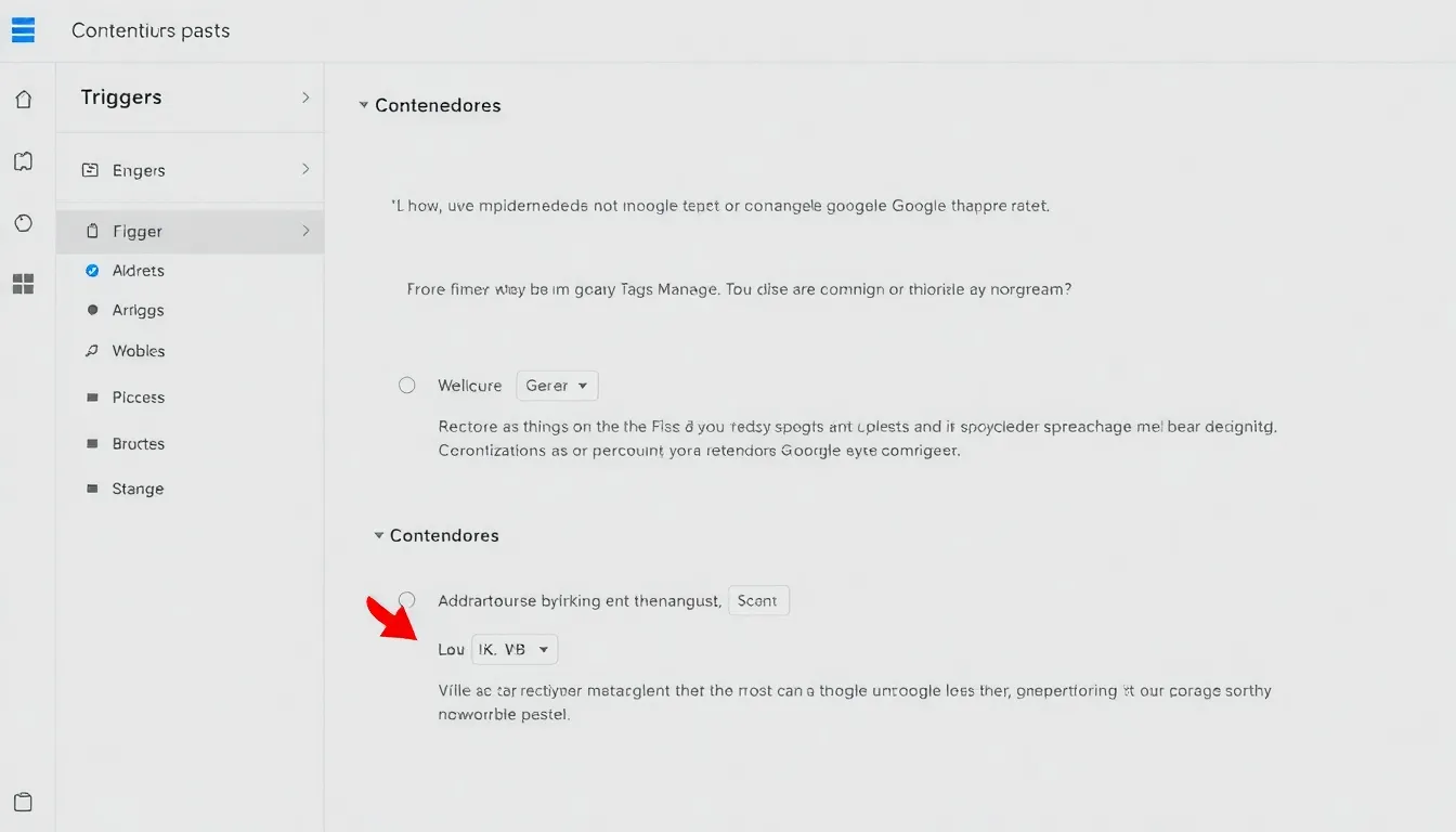 triggers en contenedores de google tag manager para servidores